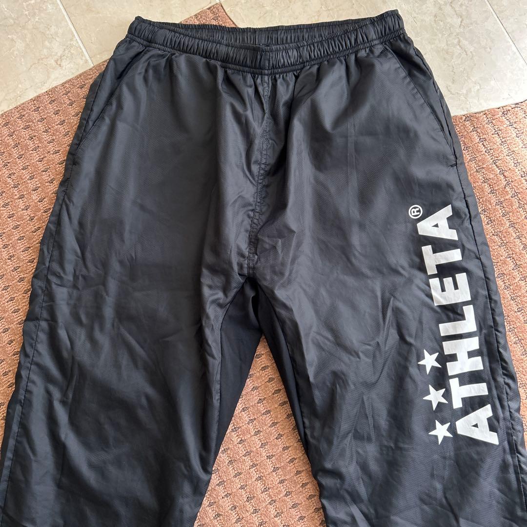 ★美品★ATHLETA 保温裏地付！防寒ジャージ ピステ 上下セット O LL