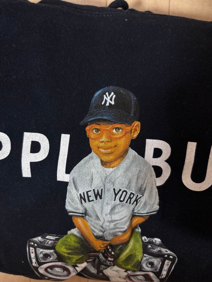 applebum \"ニューヨーク ヤンキース ボーイ\" スウェット パーカー