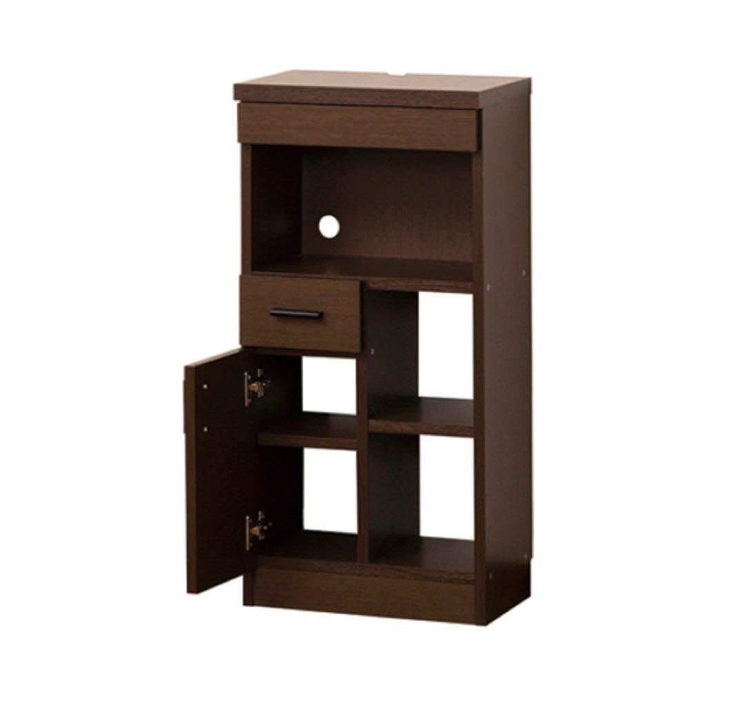 【新品 送料無料】ルーター収納　全2色　収納家具　キャビネット　収納ラック　整理