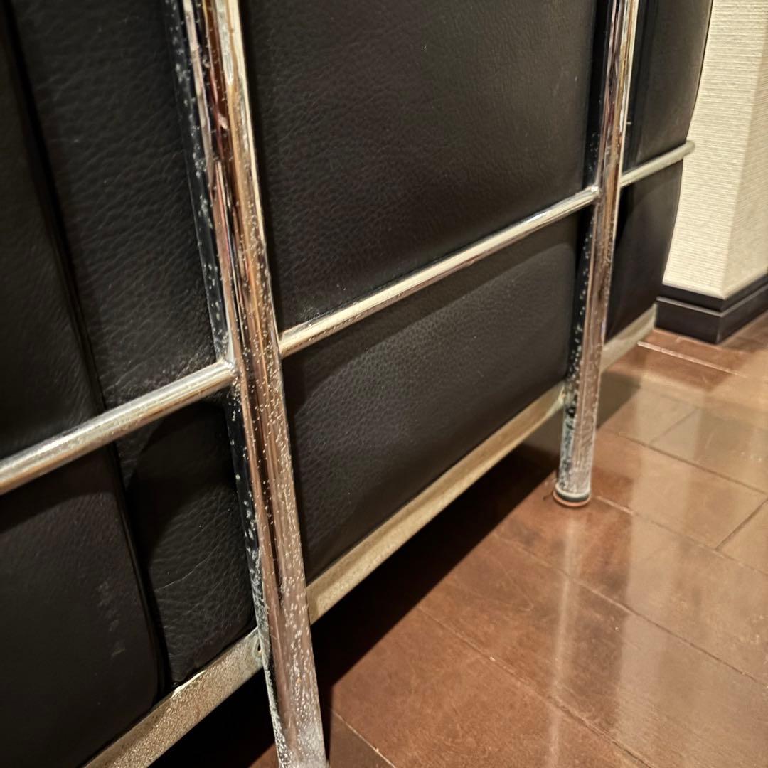 2個セット購入者限定LC2 リプロダクト IDC大塚家具 黒本革 ルコルビュジエ