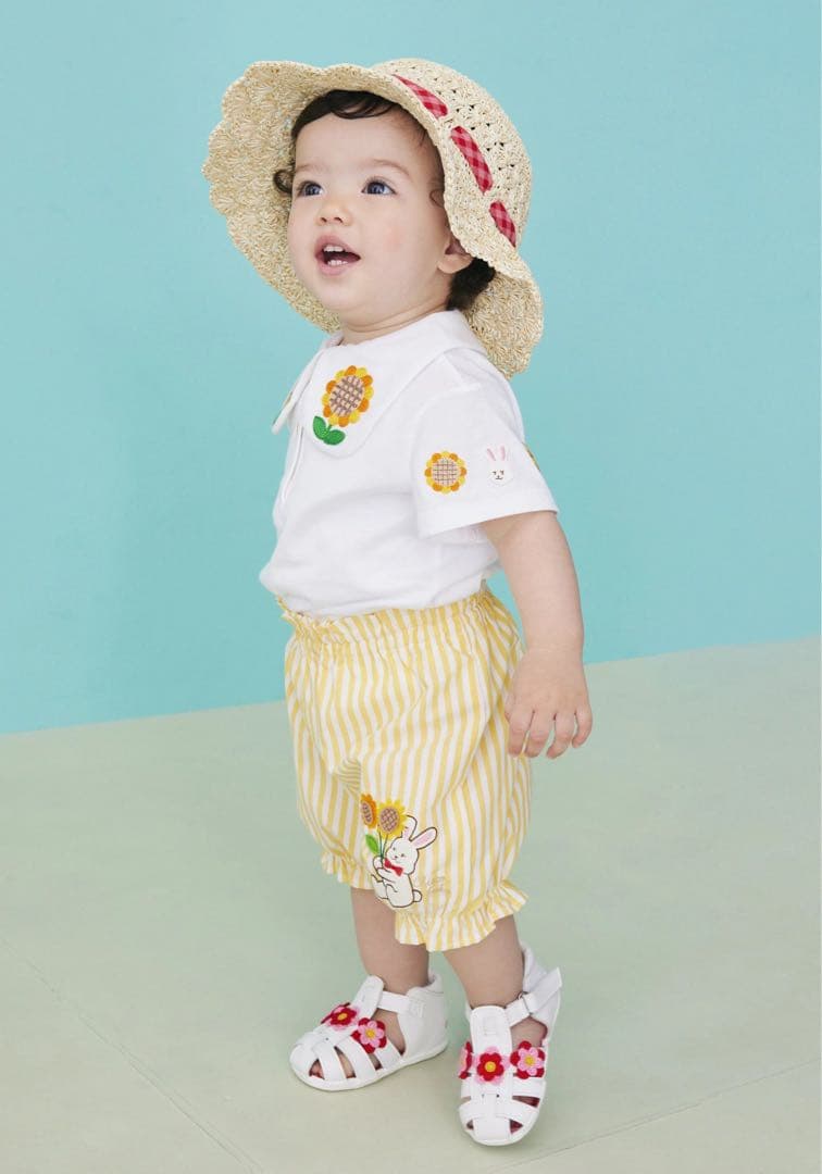 ミキハウス　チエコサク　キュロットスカート100cm