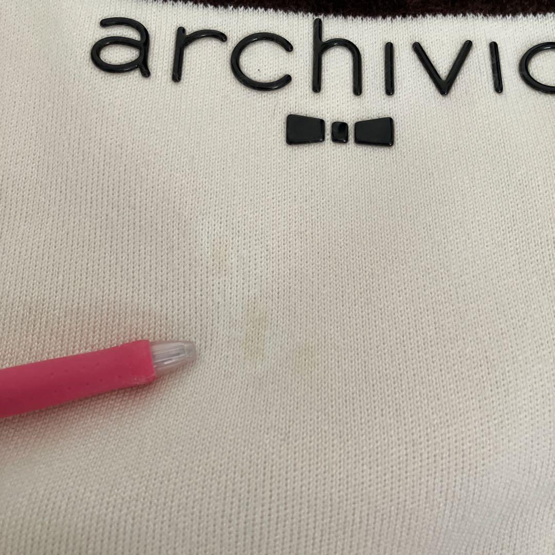 archivio ストライプ セットアップ　ニット　36