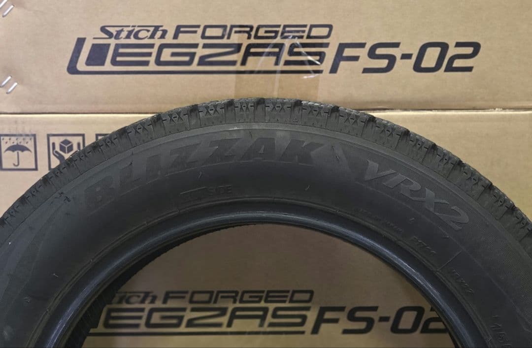 ブリヂストンVRX2 155/65R14 冬タイヤ 4本セット 2020製造