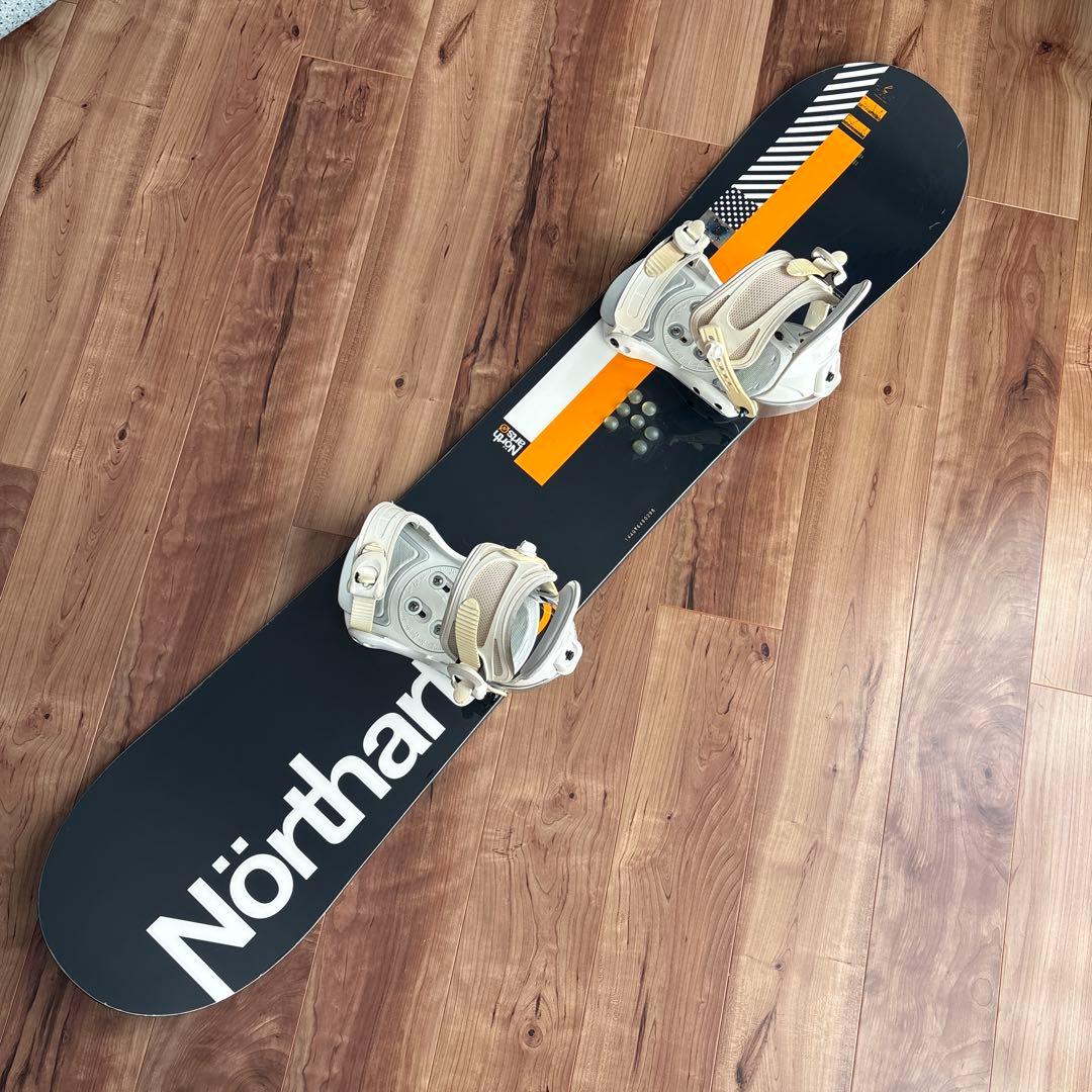 Northarts スノーボード 板　カバー　ブラック/オレンジ