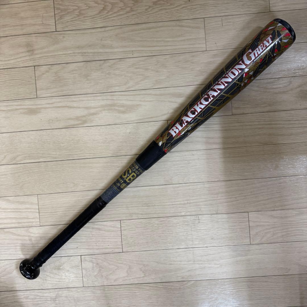 ZETT ブラックキャノンGREAT 軟式少年用　78cm610g