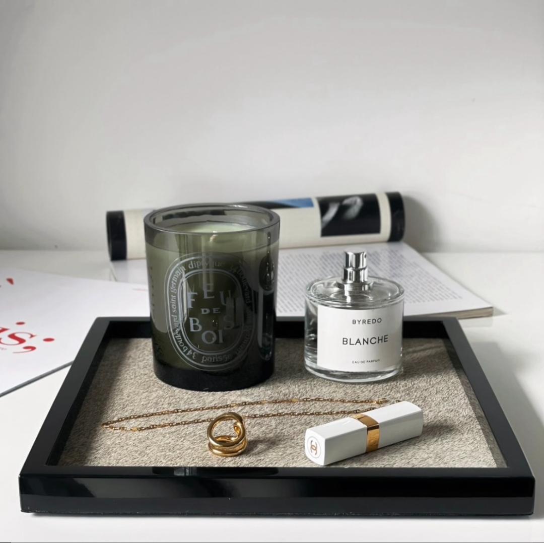 ★新品【海外限定】【再販なし】インテリアトレイ ブラック ホーストレイ スクエア