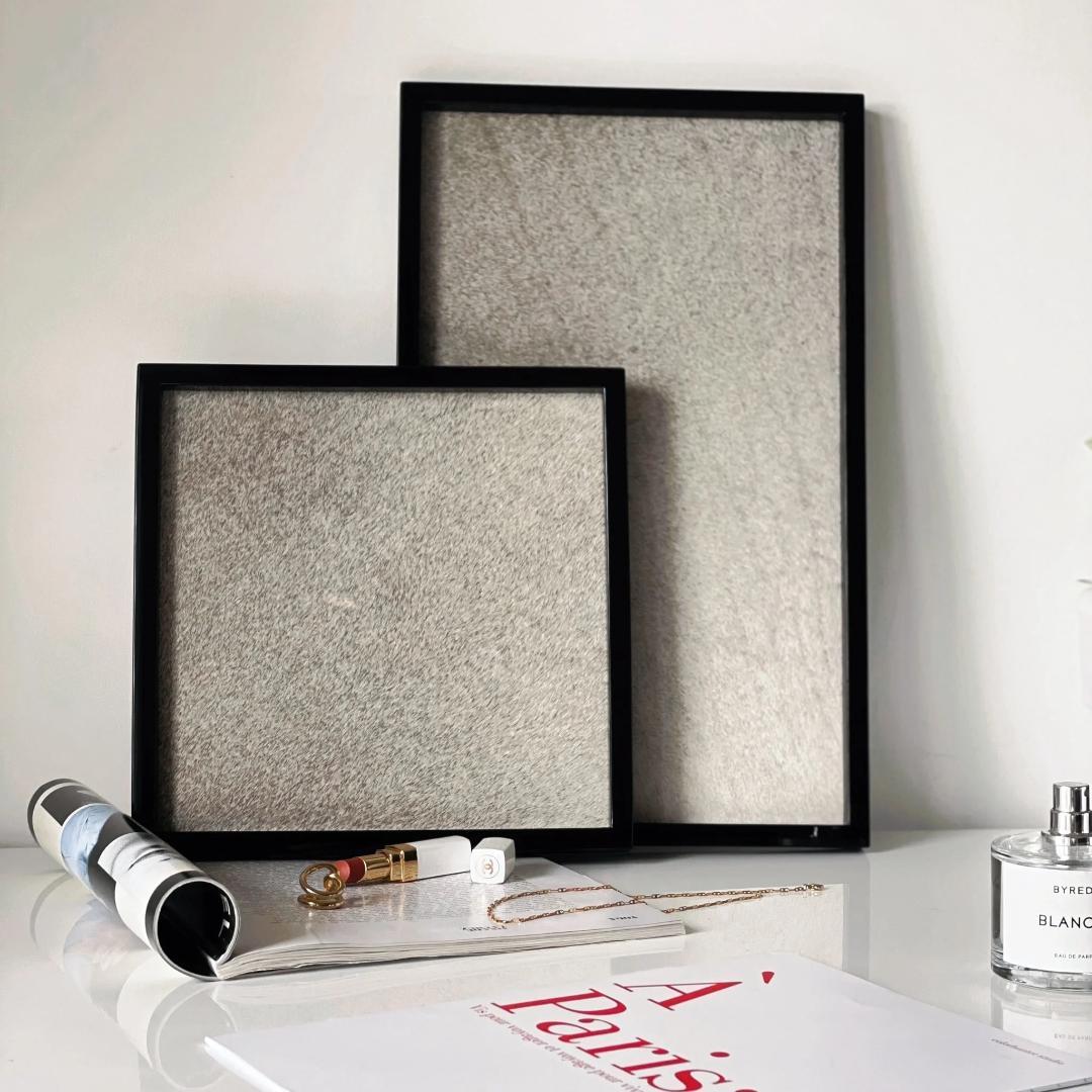 ★新品【海外限定】【再販なし】インテリアトレイ ブラック ホーストレイ スクエア