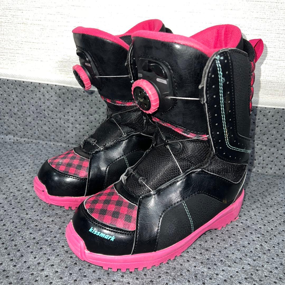 ５回使用 キッズスノーボード 130cm IGNIO×バイン×ダイヤルブーツ