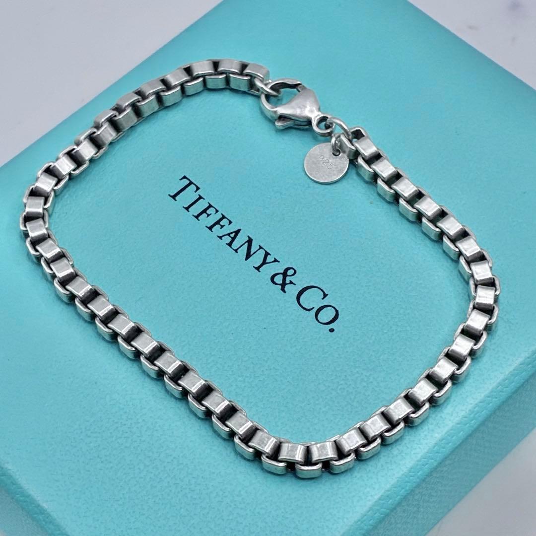 【古川将大】ティファニー ベネチアン ブレスレット 17cm