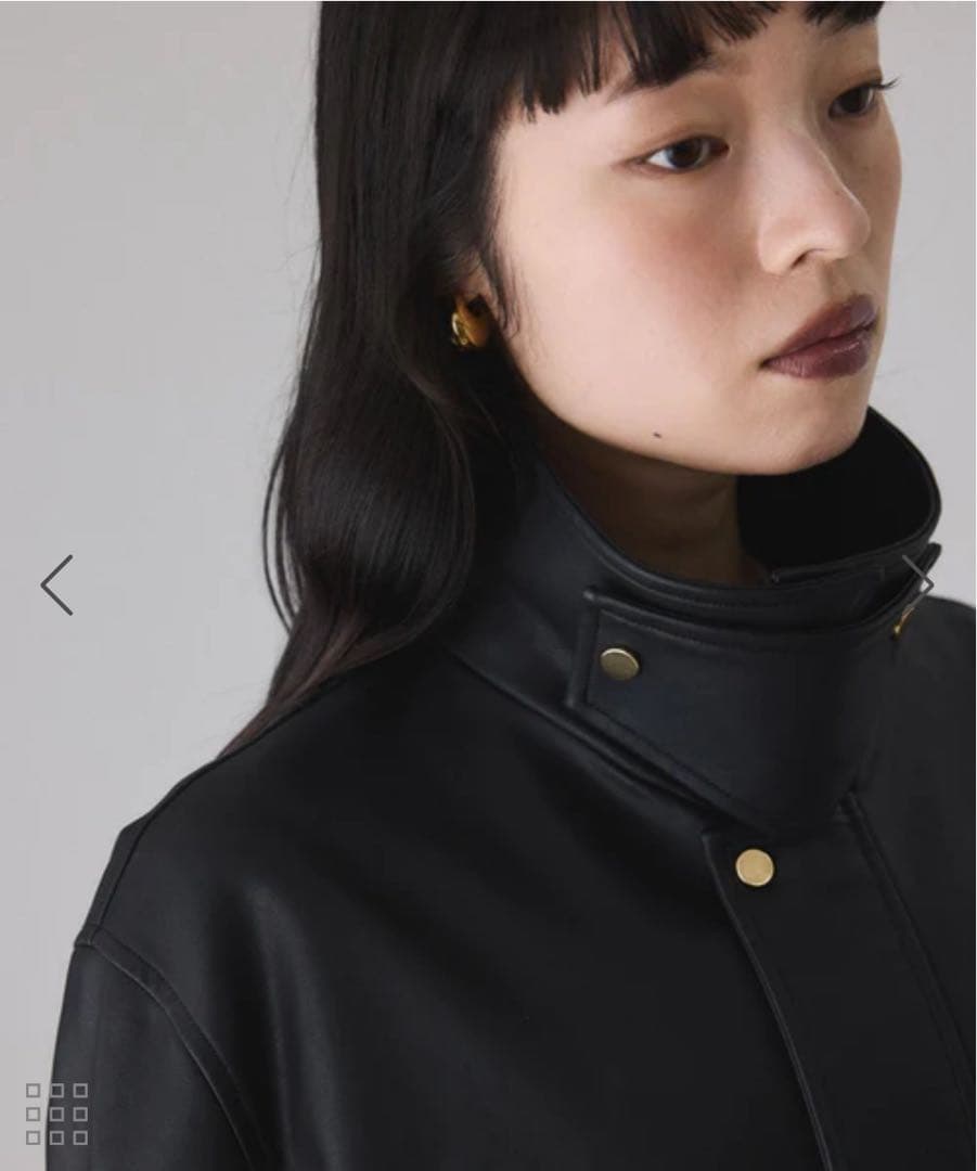 新品タグ付き　アダムエロペ　 シンセティックレザーフライトジャケット