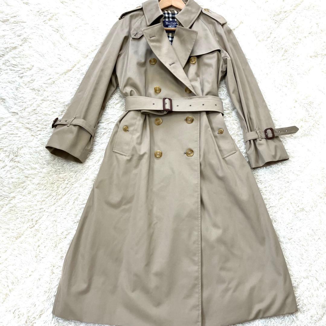 未使用！バーバリー！トレンチコート！ロング丈ノバチェック！ハニーベージュ