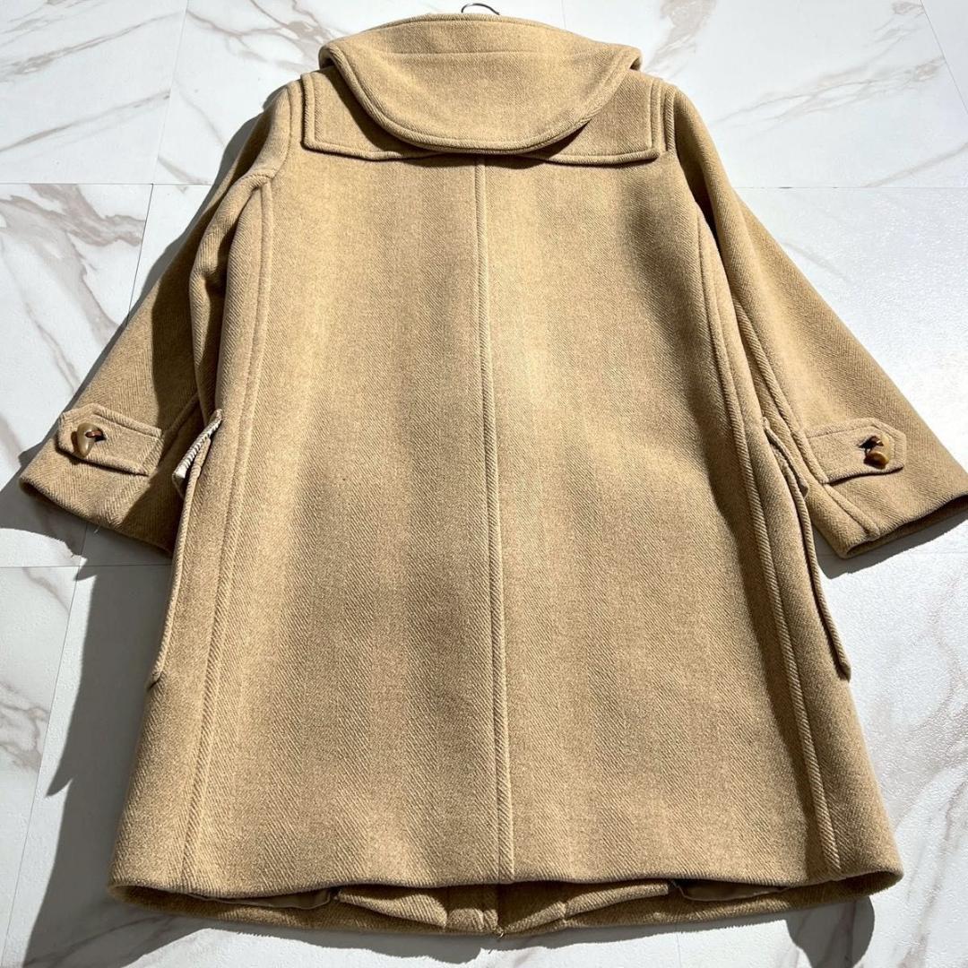 美品 BURBERRY バーバリー ダッフルコート ヘリンボーン 英国製 ウール