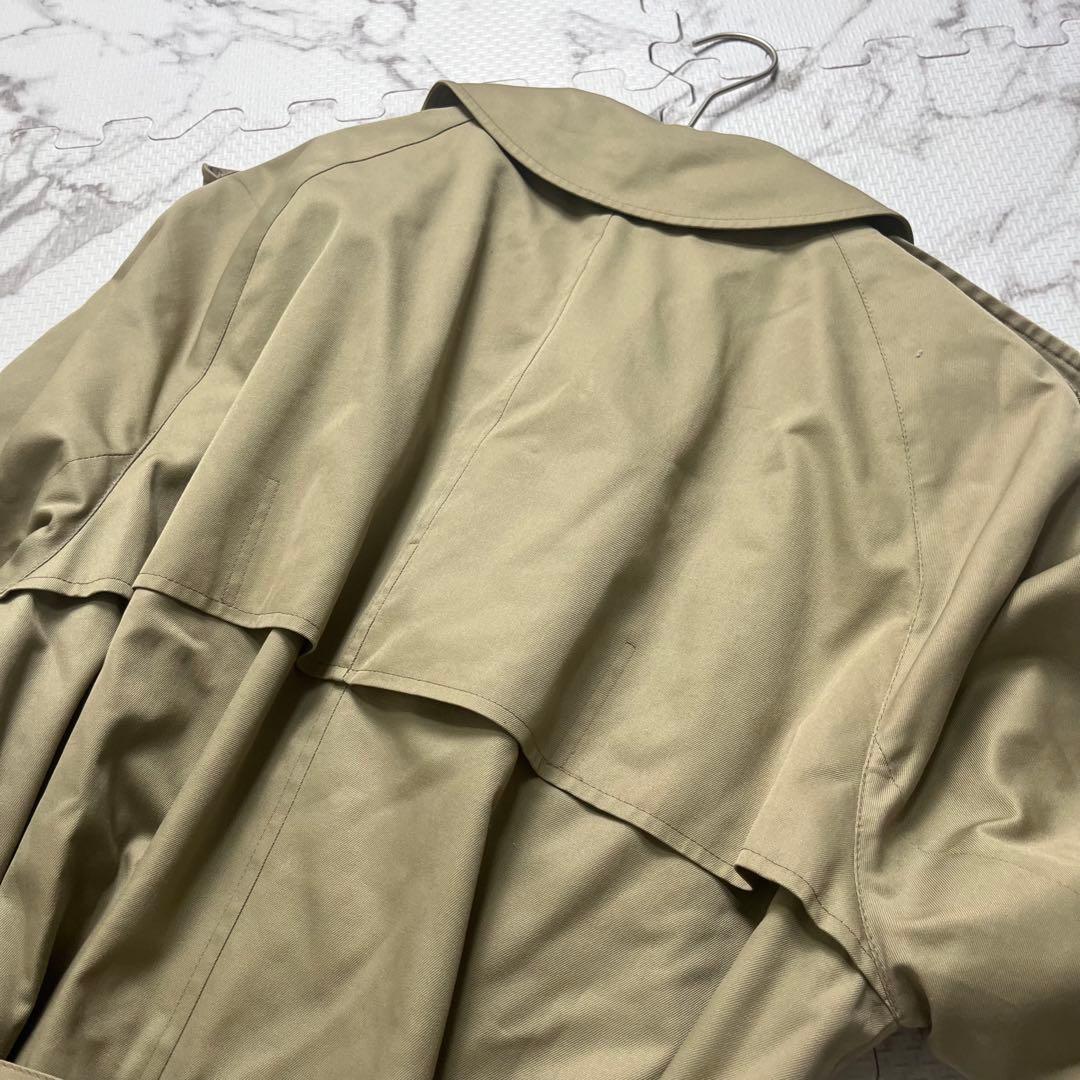 良品✨アクアスキュータム トレンチコート AQUA5 クラブチェック ベージュ