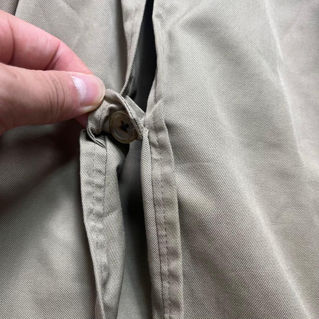 良品✨アクアスキュータム トレンチコート AQUA5 クラブチェック ベージュ