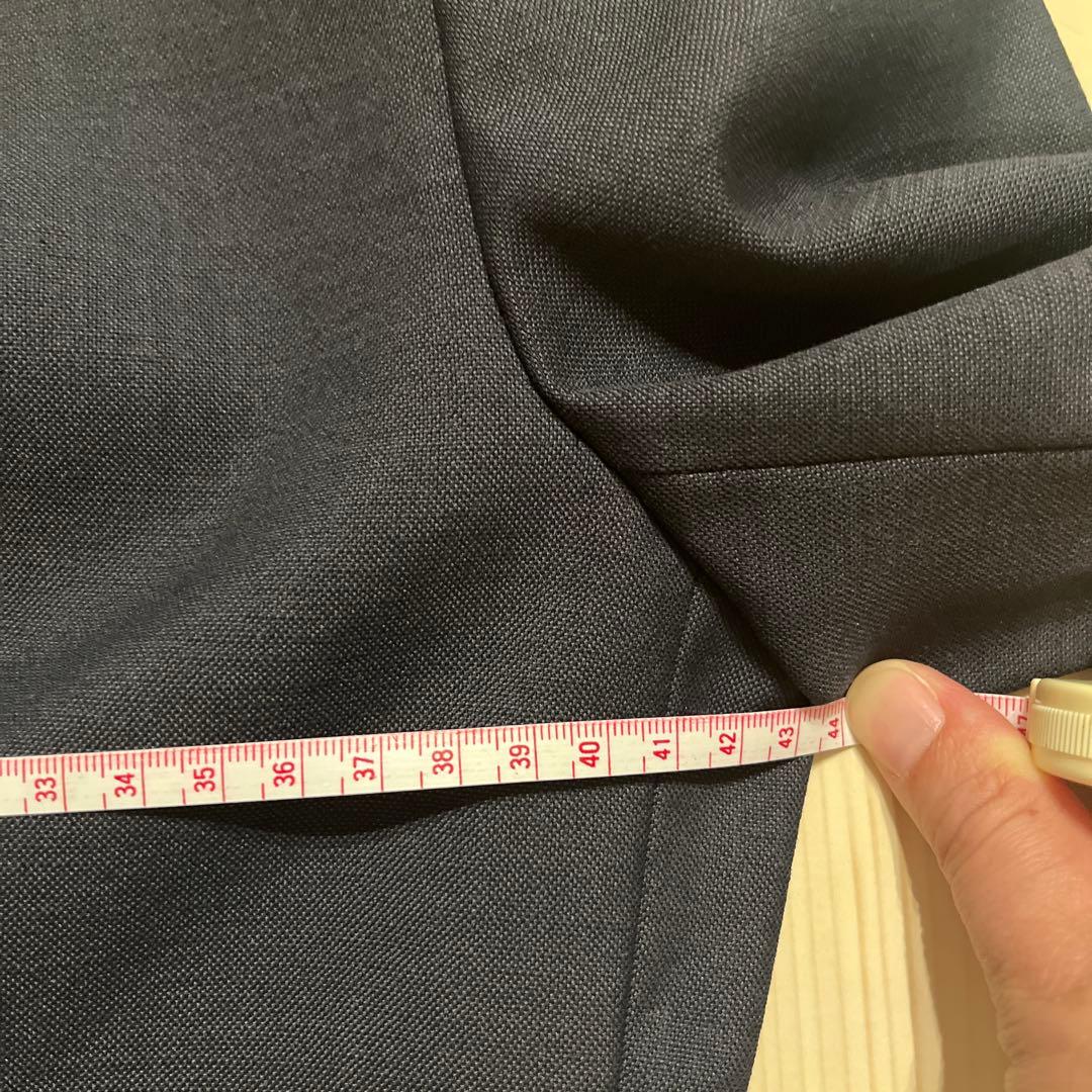 お値下げ⭐︎プラステ　ノーカラージャケット　パンツスーツ　ネイビー　紺　L