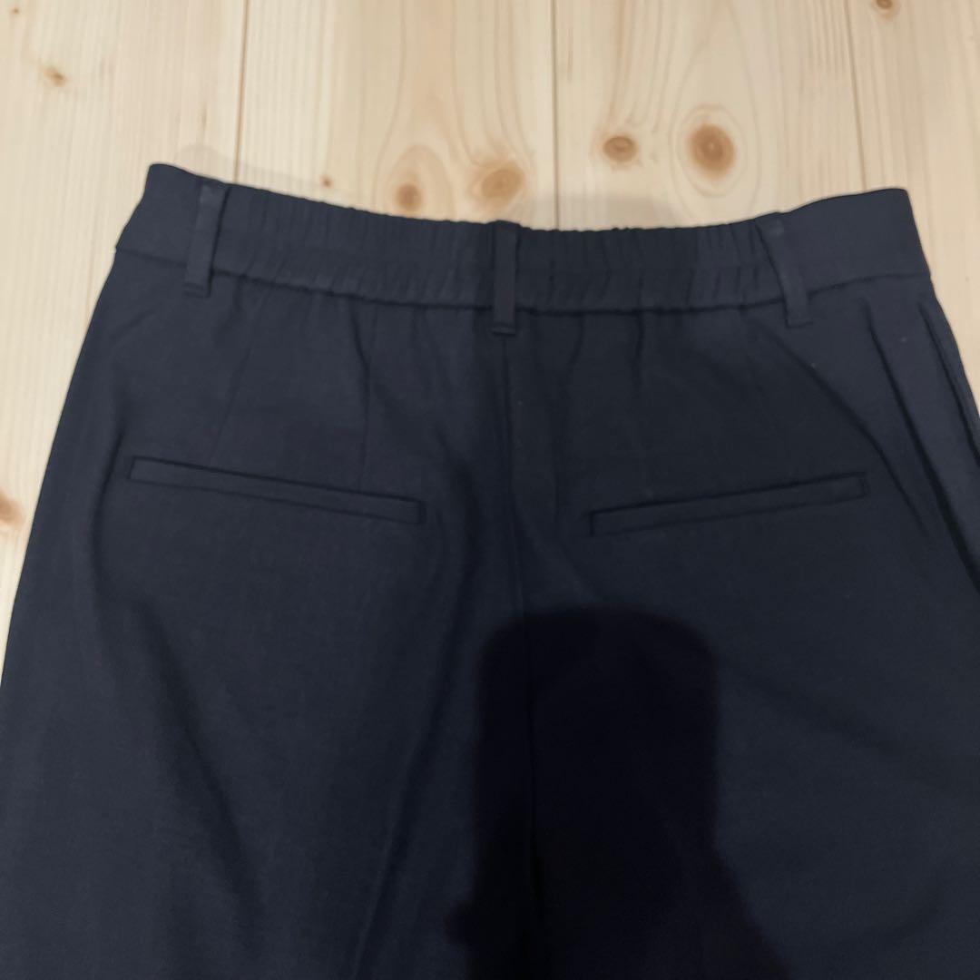 お値下げ⭐︎プラステ　ノーカラージャケット　パンツスーツ　ネイビー　紺　L