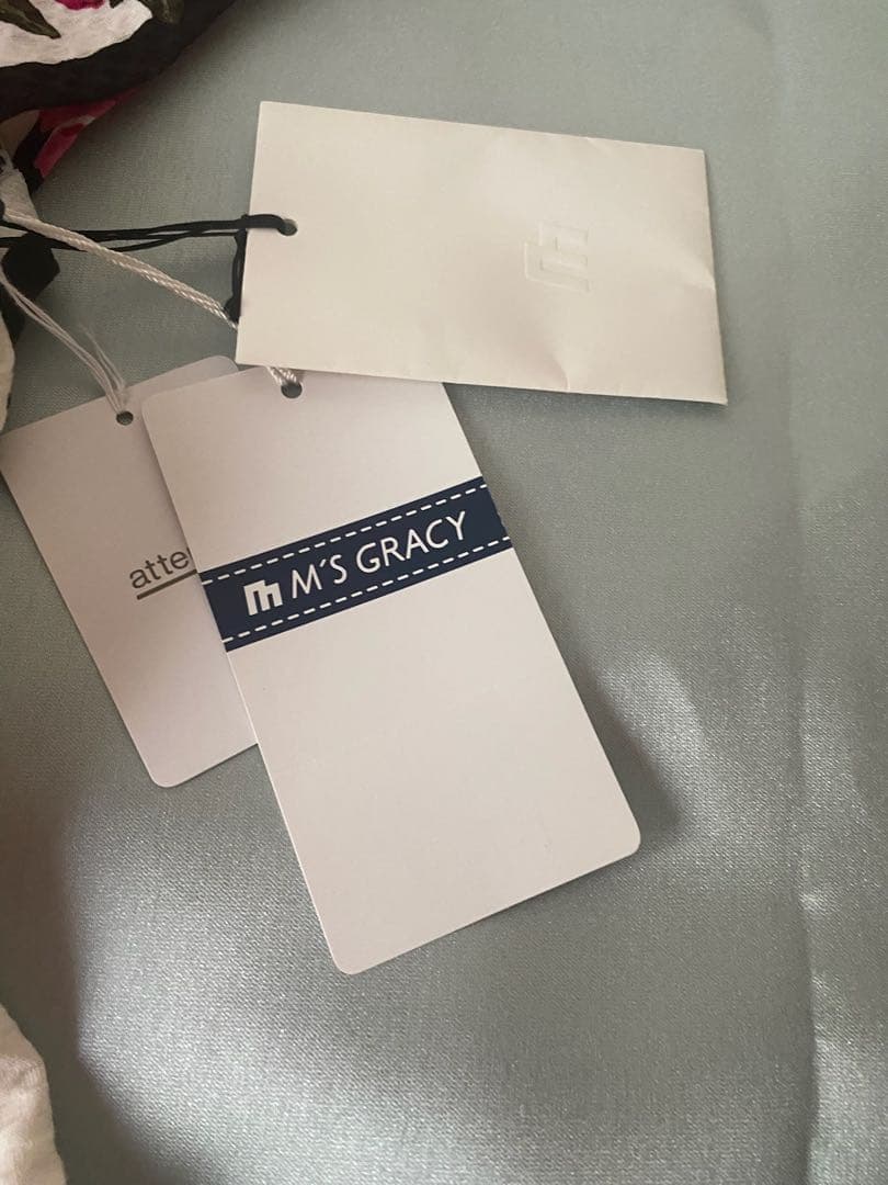 新品　M'S GRACY フラワープリント ワンピース 40