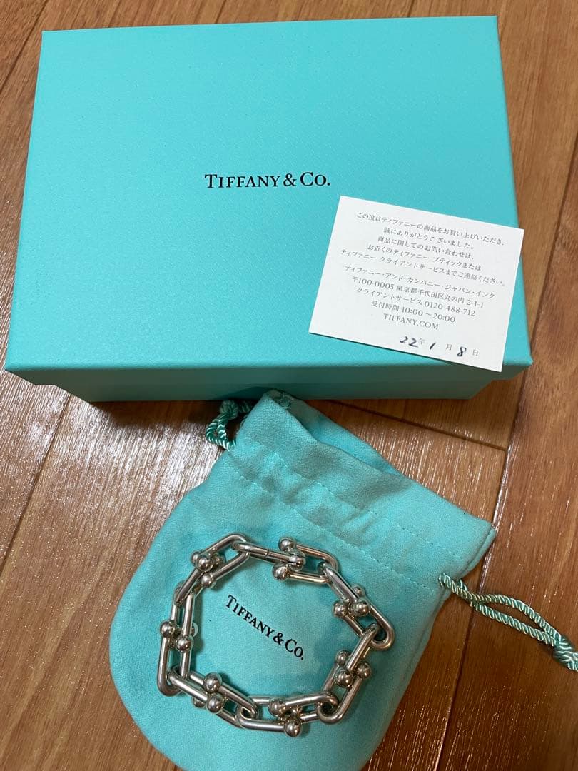 本日限定値下⭐︎Tiffany & Co. ハードウェア ブレスレットラージ