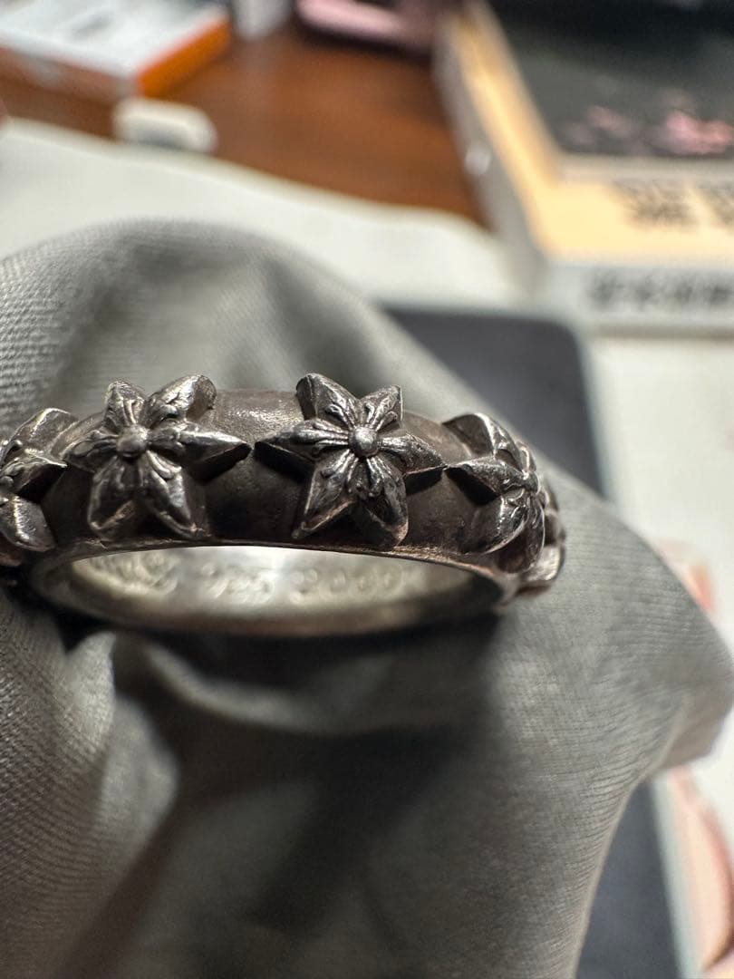 クロムハーツ スターバンド リング SV925 2000年製 正規品