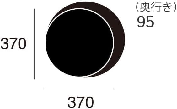 【れんくん】NEWGATE 壁掛け時計 TR-4313 BK