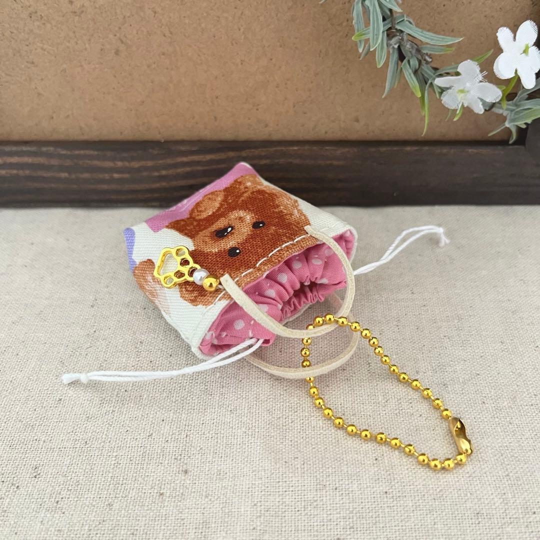 2408-12 ミニチュア巾着トートサシェ 香り袋　SOLD→ご注文承ります♡