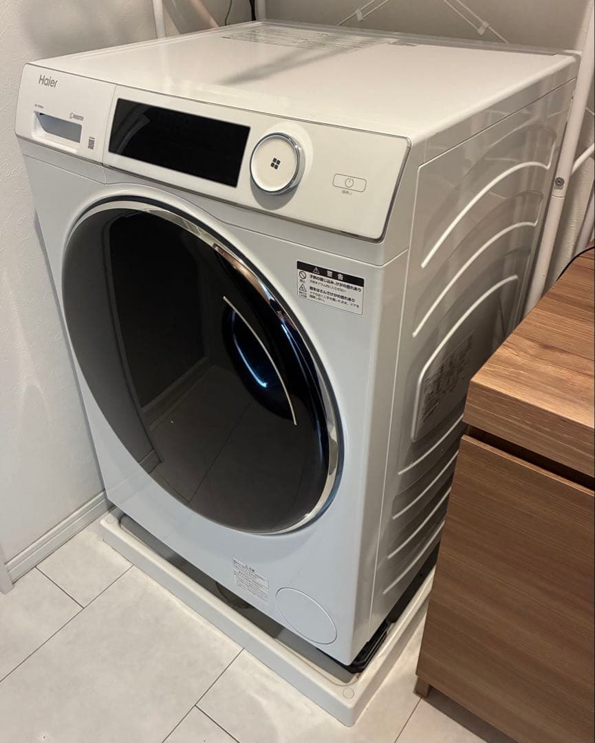 最終値下げ　美品　Haier ドラム式洗濯機 9Kg 本体　JW-TD90SA