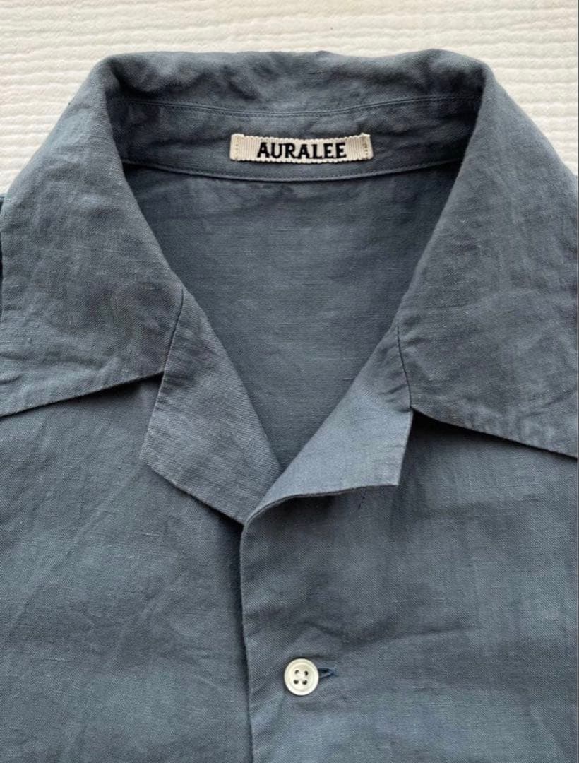 AURALEE オーラリー LINEN GABARDINE OVERSHIRTS
