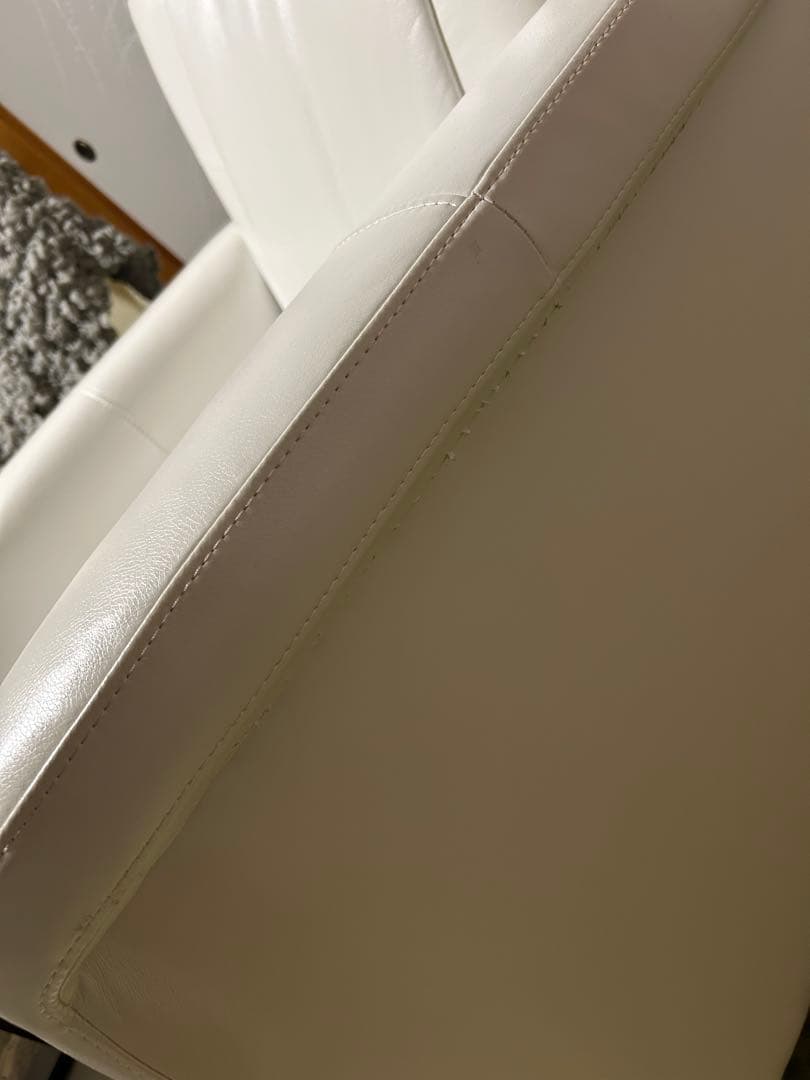 熊本引き取り限定ですホワイト リクライニングソファ