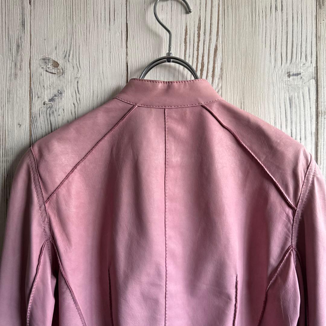 BENEDATTA NOVI ピンクレザージャケット