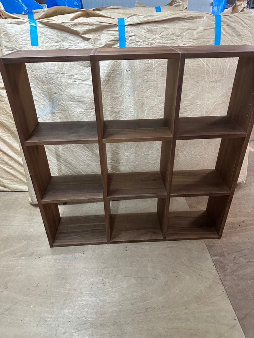 ウォールナット9マスオープンシェルフ