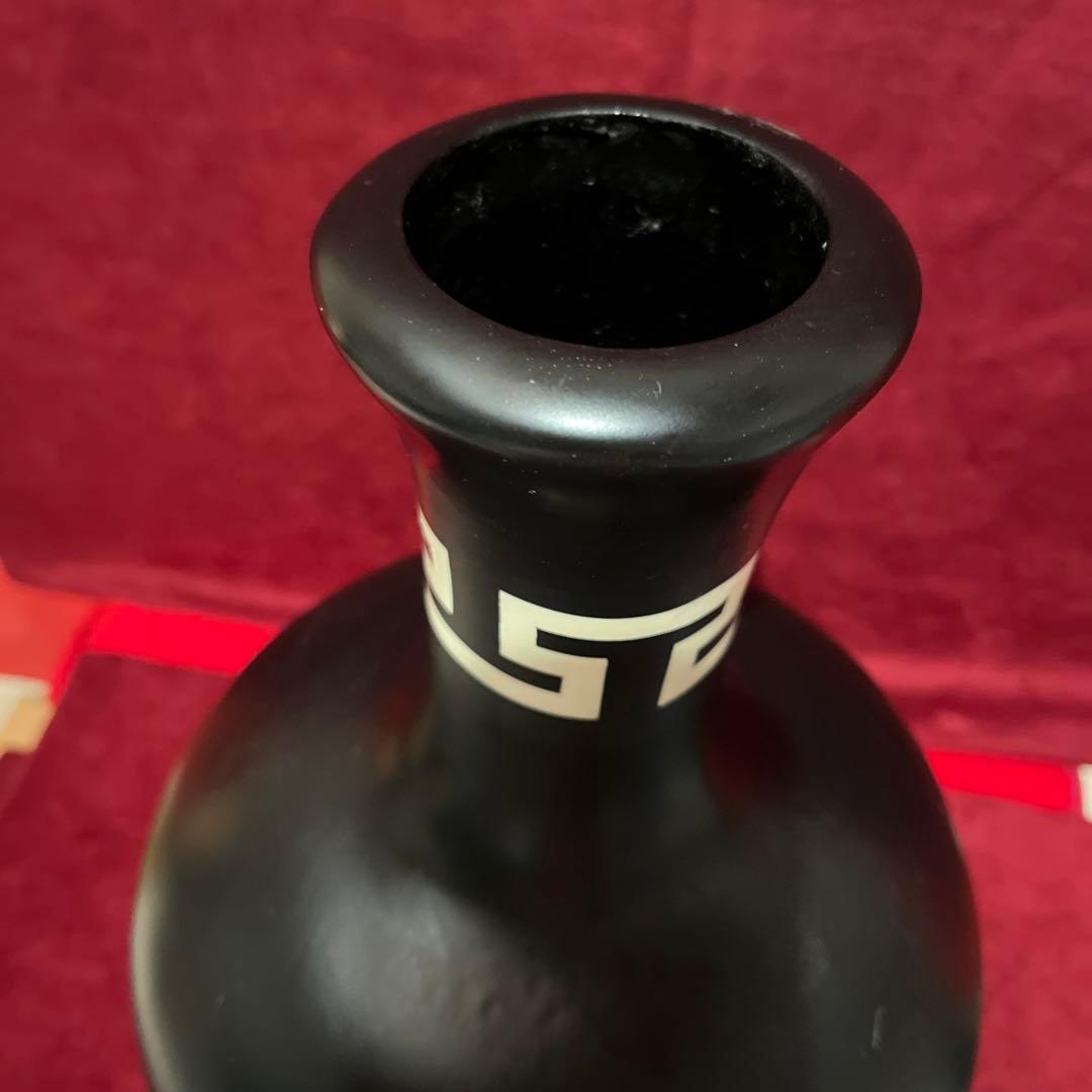 ■黒い合成樹脂製●ウドゥドラム？■ギリシャ模様？の打楽器