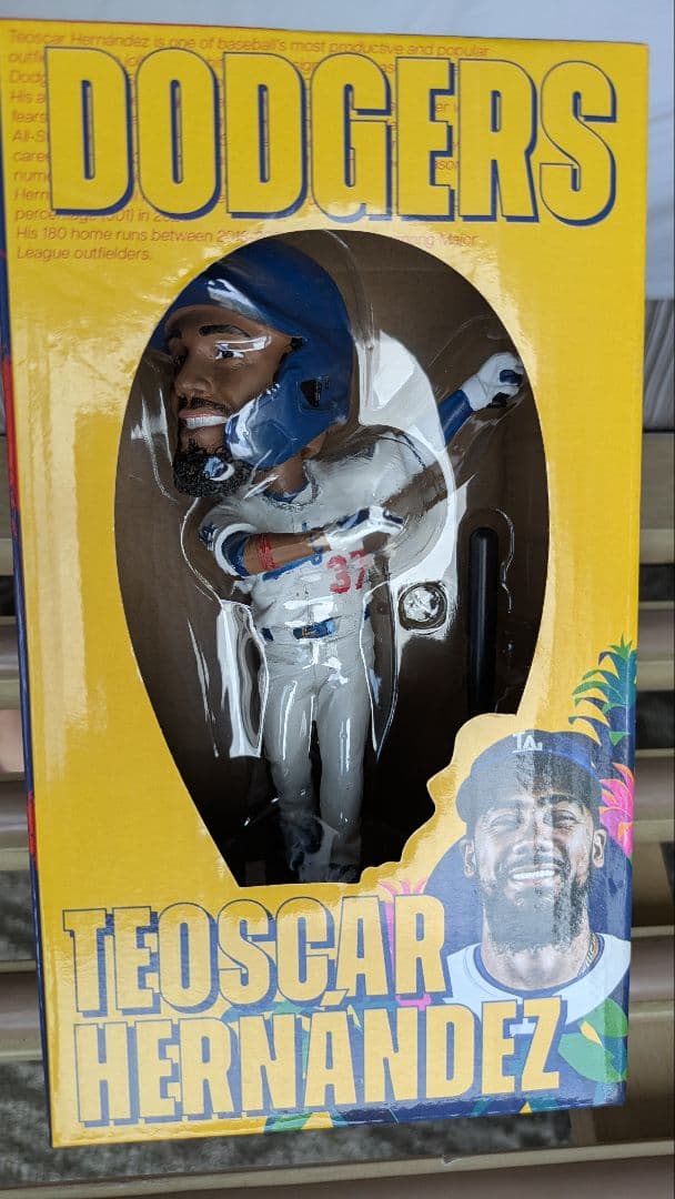 LAドジャース　テオスカー・ヘルナンデス　ボブルヘッド