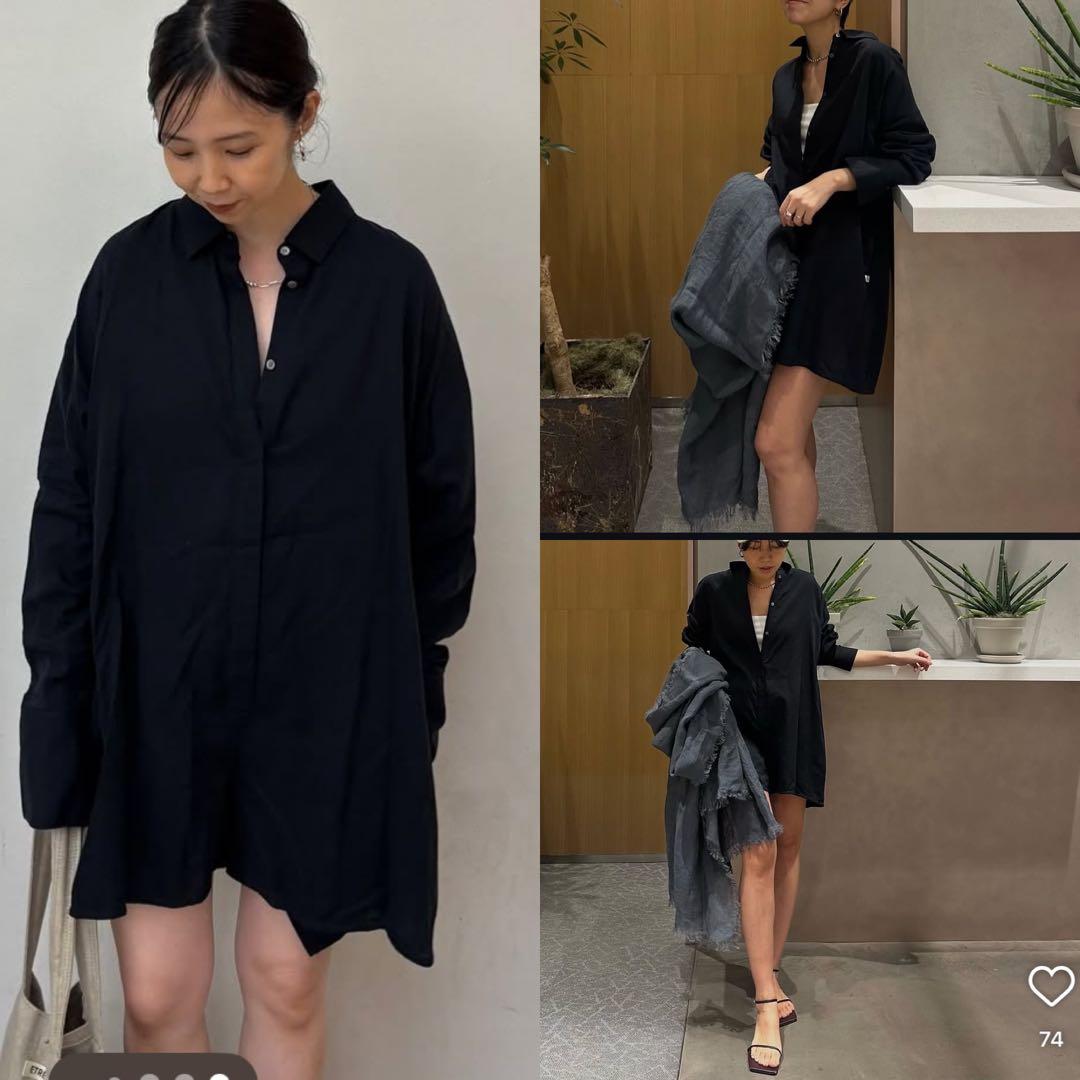 ETRE TOKYO 25SS ダブルガーゼショートオールインワン