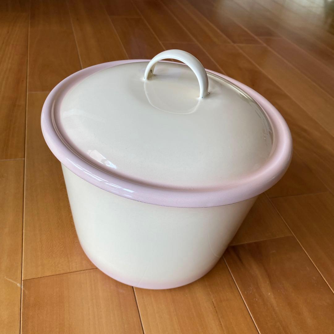 旧イマン　ダイアナローズ　蓋付きバケツ　メルカリ用