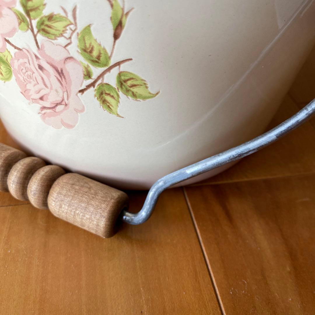 旧イマン　ダイアナローズ　蓋付きバケツ　メルカリ用