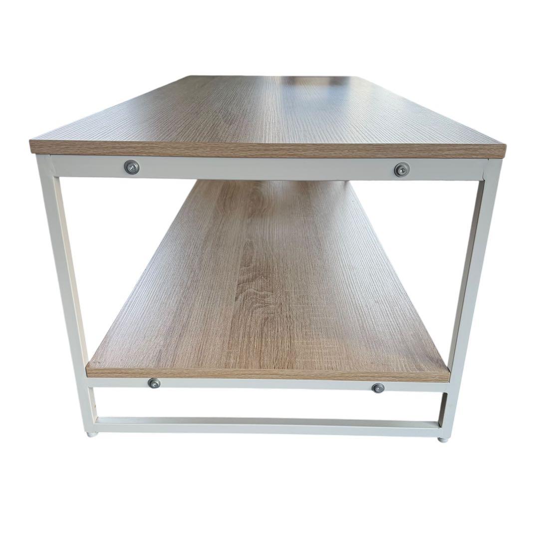 New BRIGHTON コーヒーテーブル 2 段棚付き