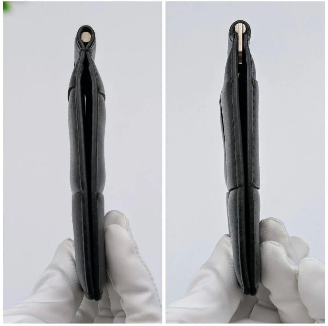 【美品】ボッテガヴェネタ マネークリップ ダークモス