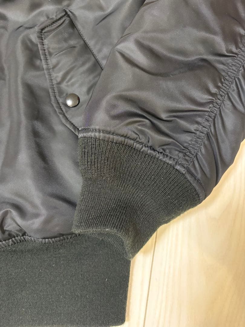 ALPHA アルファNASA MA-1 フライトジャケット XL ブラック