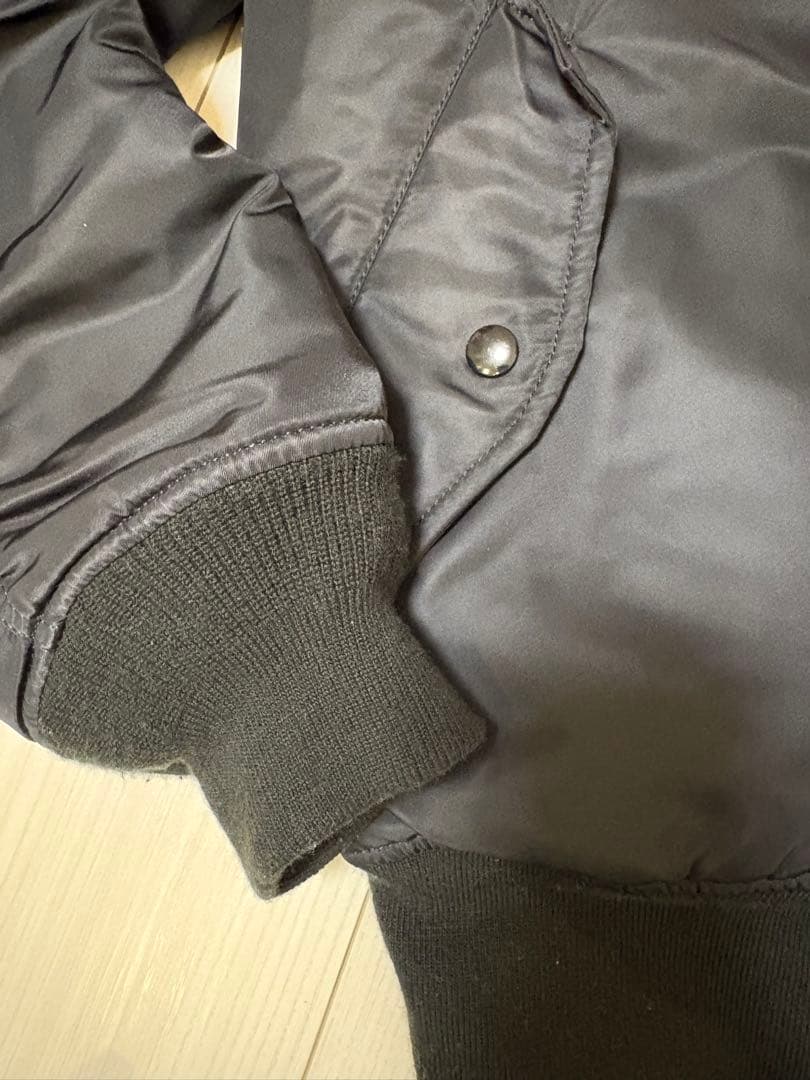 ALPHA アルファNASA MA-1 フライトジャケット XL ブラック