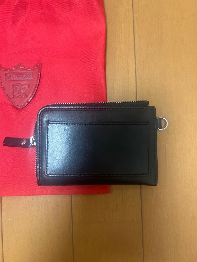 Supreme 23SS HTC レザー スタッズ ウォレット 財布 黒