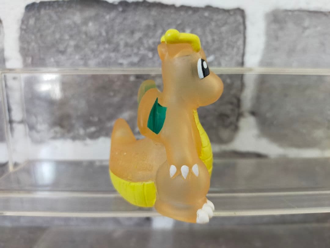 【美品】　ポケモンキッズ　指人形　カイリュー　クリア