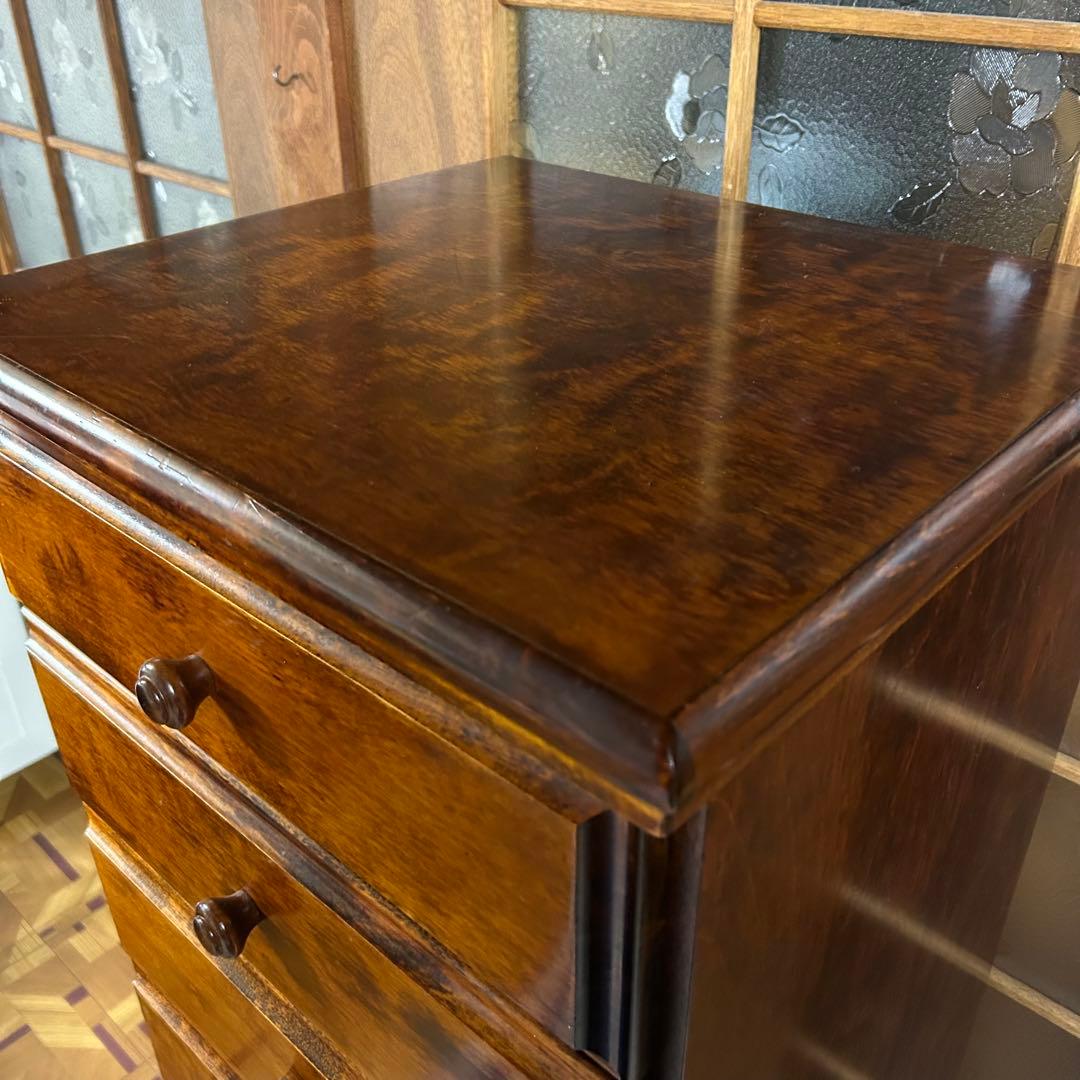 【美品】 猫脚 8段 チェスト