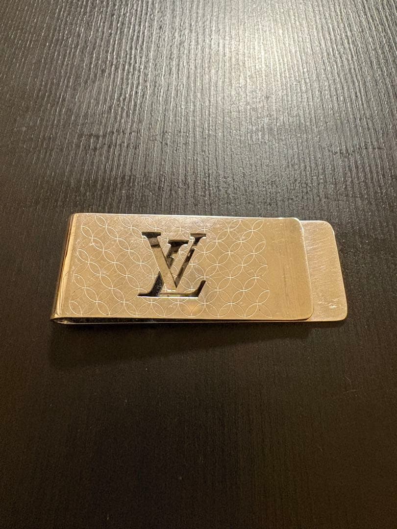 ルイヴィトン M65041 ビルクリップ シャンゼリゼ マネークリップ　箱付き