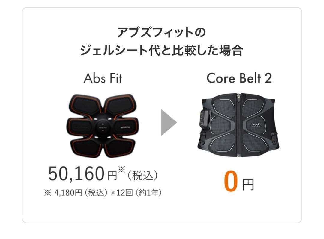 ⭐️ SIXPAD Core Belt 2 サイズ間違いによる出品 5年保証付❗️⭐️