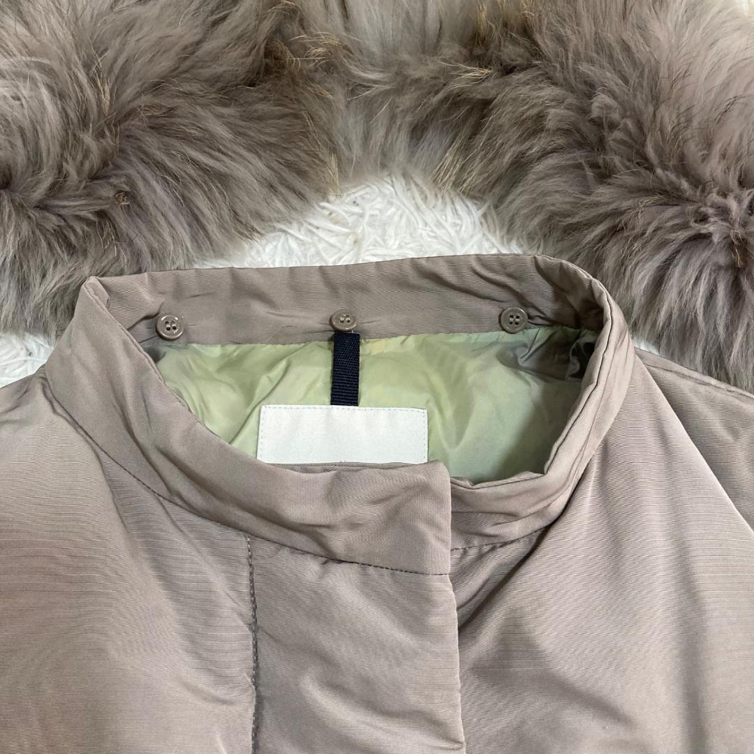 17432✨モンクレール BARDANE 滝沢眞規子着用 ファー ダウンコート