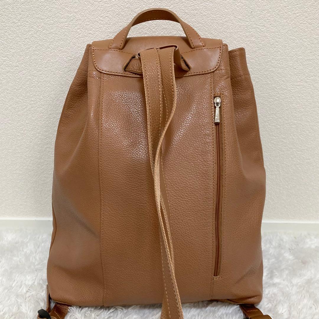 美品♡ ロンシャン ル フローネ レザー リュック バックパック ブラウン