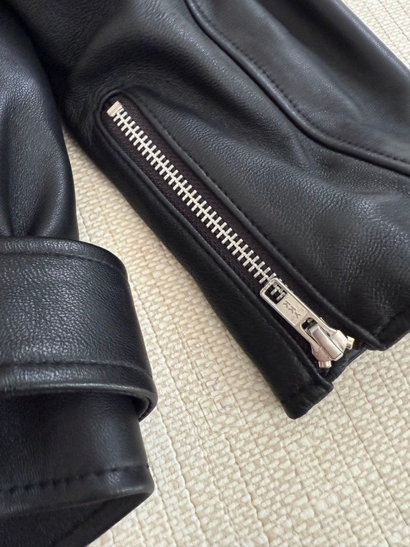 【未使用】Ungrid リアルレザー　ルーズライダース　羊革