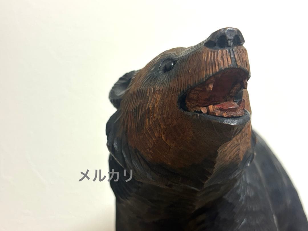 北雪　木彫りの熊　北海道　八雲