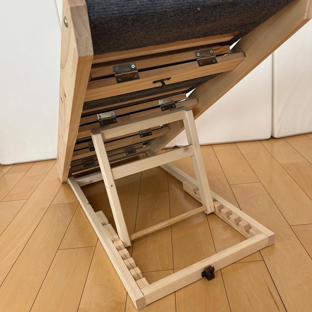 ペットスロープ ステップ ペット用 折り畳み 高さ調節 介護 老犬 階段