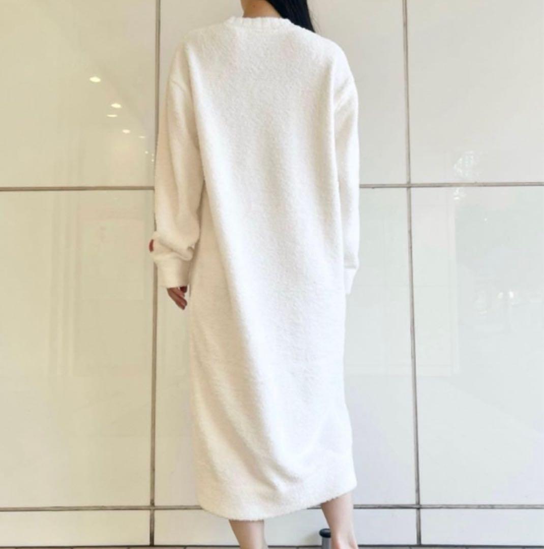 ベビモコシリアルベアジャガードワンピース